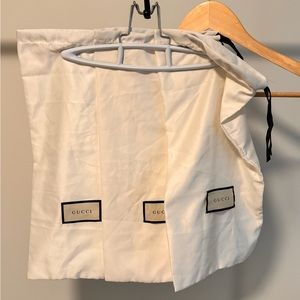 Gucci silk shoe bags